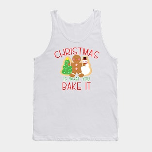 Christmas Baker Pun Xmas What You Bake It Cookies Tank Top